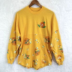 Disney Shirt Orange Bird Spirit Jersey Long Sleeve Epcot Adult Unisex S